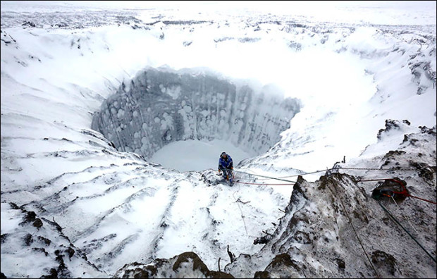 Scientists Explore Mysterious Siberian Crater